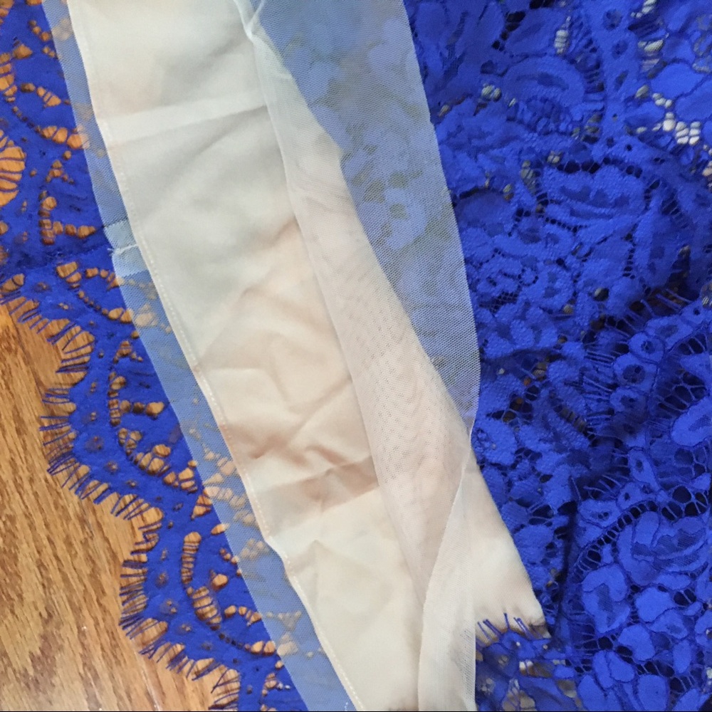 “HOST PICK” 🎉 NWT BCBGMAXIZRIA size  4 royal blue lace dress - Picture 6 of 8